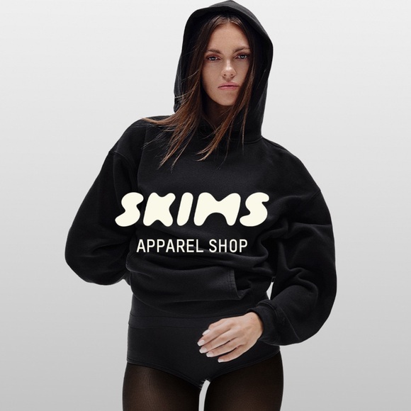 SKIMS COTTON FLEECE PULLOVER HOODIE - Picture 9 of 9